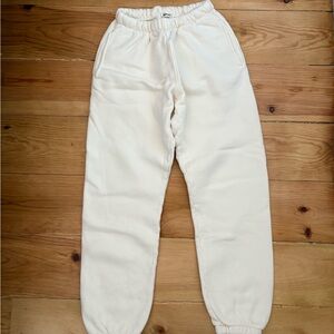 Madhappy Cream Classic Fleece Sweatpants Size Small